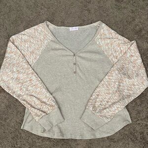 Pink Lily Henley